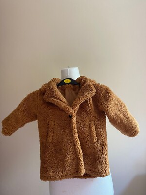 Teddybär Mantel Mädchen Kunstfell