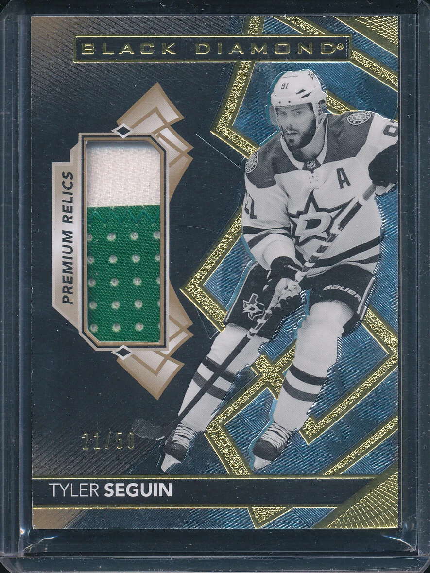 2020-21 Black Diamond Premium Relics Patch 50 Tyler Seguin #BDB-TS o877 |  eBay