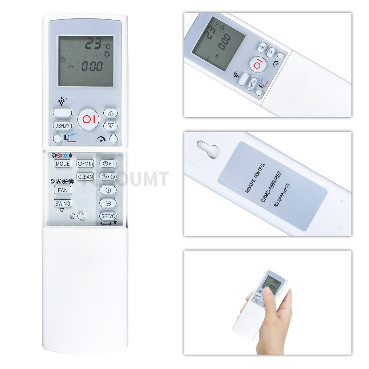New CRMC-A669JBEZ Remote Control For Sharp Air Conditioner CRMC