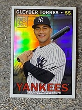 2021 Topps Series 1 Gleyber Torres 70 Years Of Topps Chrome 70YTC-17 SP Yankees