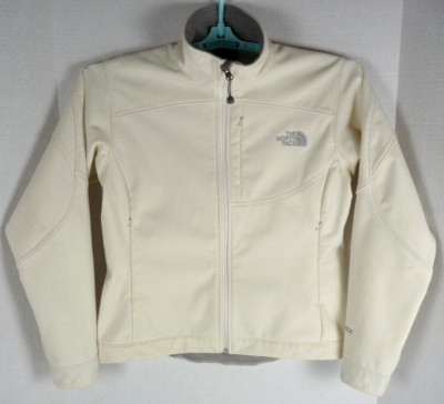 The North Face Apex Bionic Jacket Womens S/P White Dune ANC4 Windproof Stretch