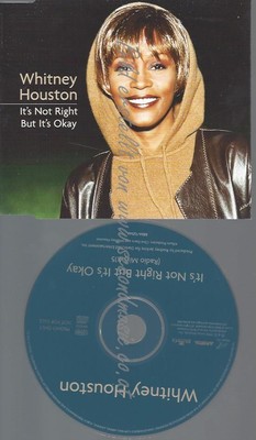CD--PROMO--WHITNEY HOUSTON--IT'S NOT RIGHT BUT IT'S OK--1 TRACKS