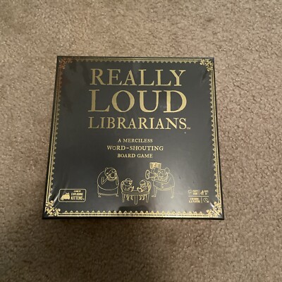 Really Loud Librarians - A Merciless Word -Shouting Board Game New Sealed
