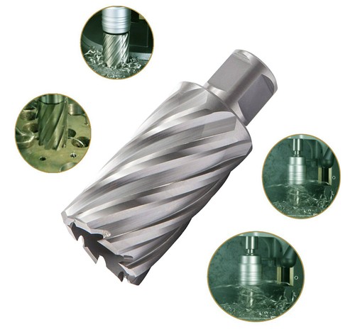 HSS Ringschneider 1-5/8 Zoll x 1 Zoll mit 3/4 Zoll Weldon Schaft Metall Lochschneider - Bild 8 von 8