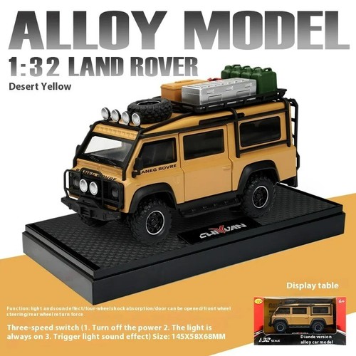 1/32 Land Rover Defender Car Alloy Off-Road Diecast Model Vehicle Kids Gift Toys - Picture 7 of 14