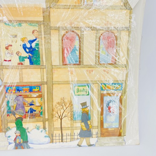 Hallmark Vintage Advent Calendar 3-D "Christmas Is" Shop and Bakery and Envelope - Picture 4 of 9