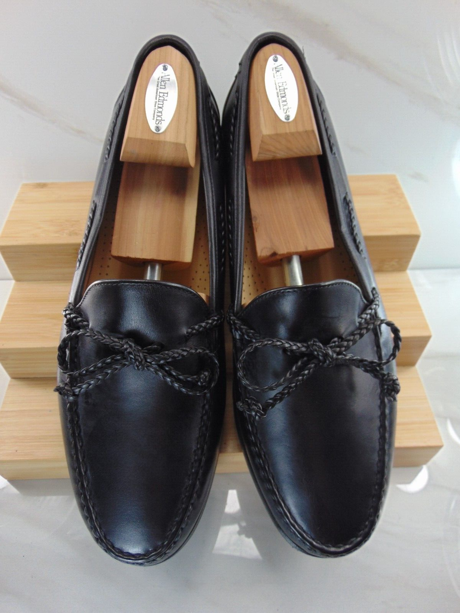 ALLEN EDMONDS NIB (COLEBROOK) BLACK LEATHER MOCCASIN LOAFERS  display picture 2