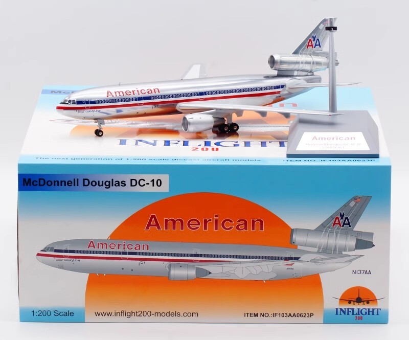 INFLIGHT N184AT DC-10-40 アメリカン 1/200 American Trans Air / McDonnell Douglas DC-10-40 / N184AT