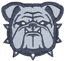 MSM BULLDOG HEAD MILSPEC MONKEY TACTICAL MILTARY ACU HOOK MORALE PATCH