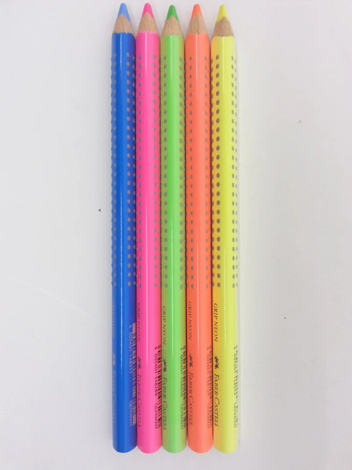 FABER-CASTELL Faber Castell Buntstift Jumbo GRIP Neon Stift Textliner 1148 Textmarker Malstift