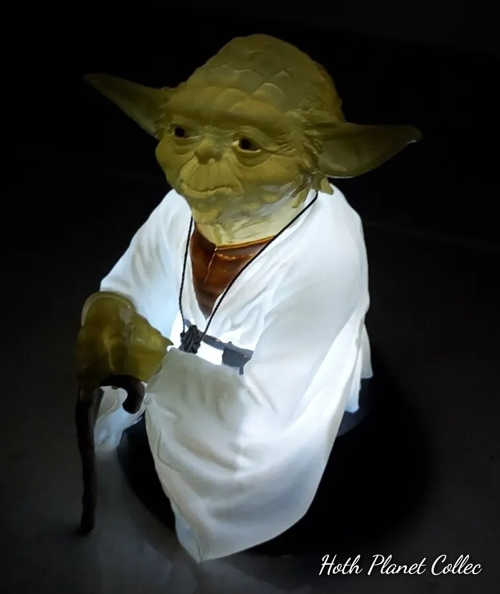 Star Wars Gentle Giant 2007 Light-Up Yoda Mini Bust ~ Brand New In