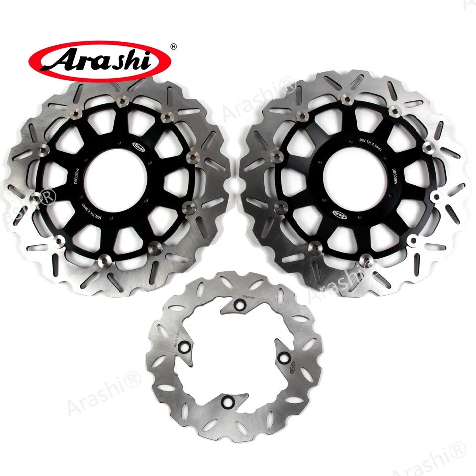 Rotores de freno delanteros traseros Arashi para Honda CBR929RR 2000 2001 / CBR954RR 2002 2003 Foto 2 de 4