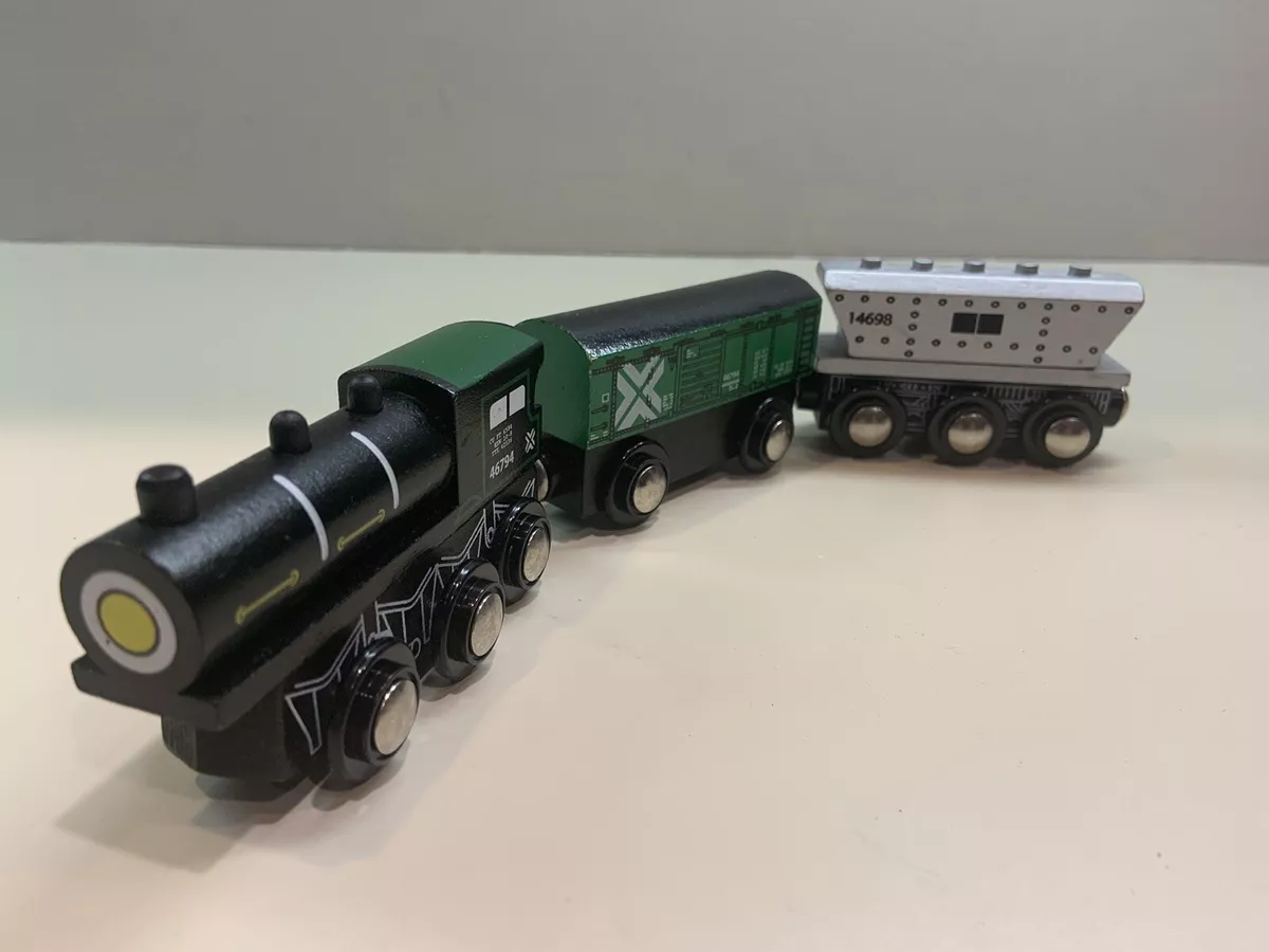 Wooden hotsell freight train