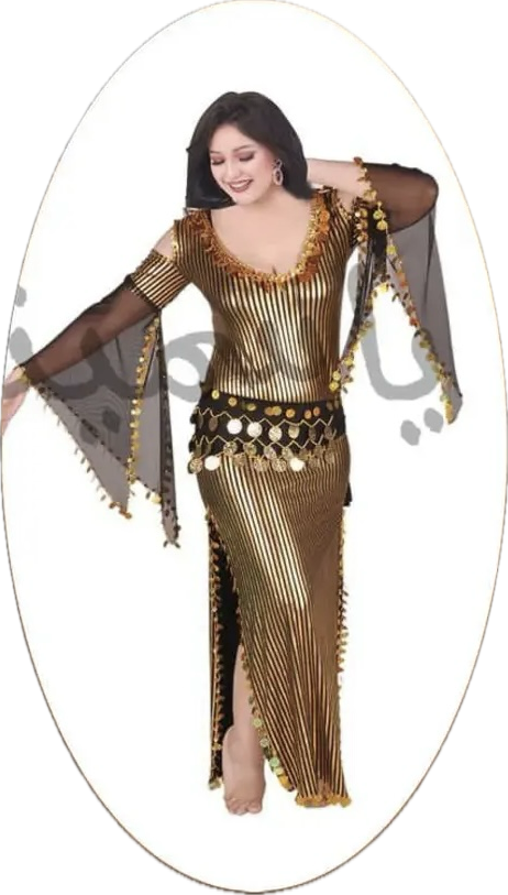 Egyptian belly dance dress, handmade one size oriental dance