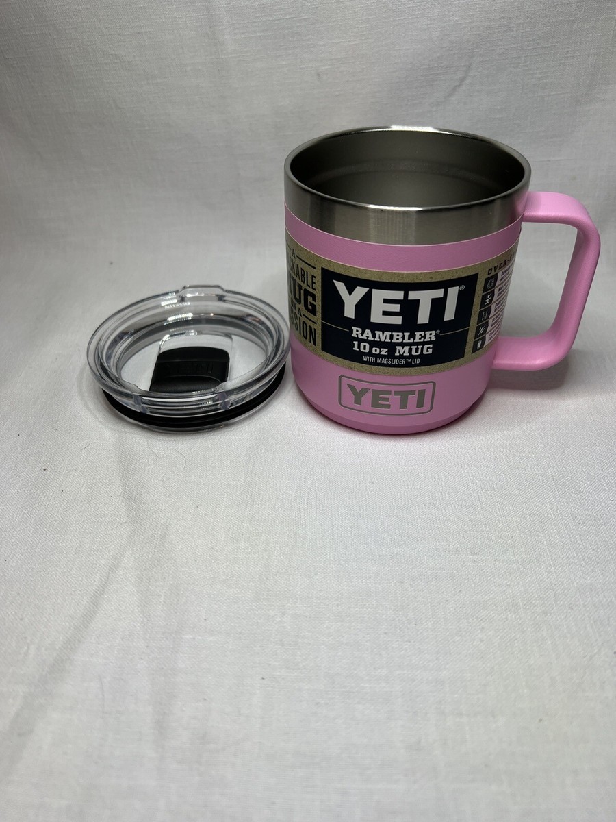 YETI POWER PINK - Stackable Rambler 10oz Coffee Mug NWT