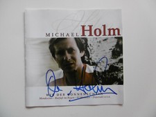 Michael Holm Autogramme signed CD Booklet "Wie der Sonnenschein"
