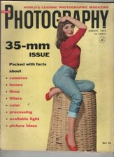 Photography Mag 35MM Issue August 1955 102121nonr