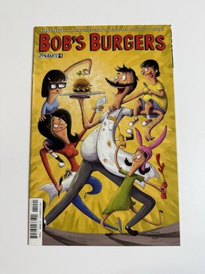 Bob's Burgers #1 Derek Schroeder ''Order Up'' Variant Dynamite comics