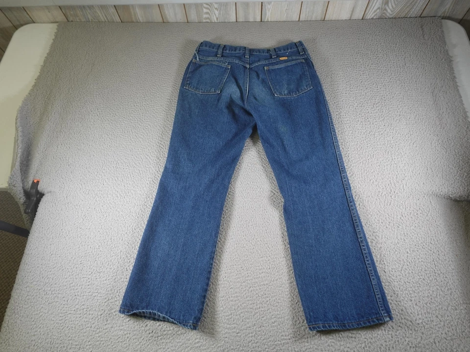 Vintage Rustler Jeans Mens 36x30 Blue Denim Made USA Relaxed Straight 90s USA - Image 3 of 4