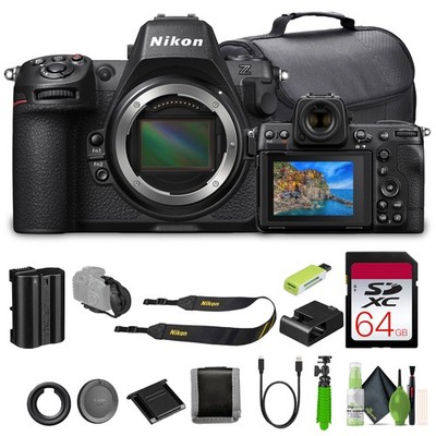 Nikon Z8 Professional Full Frame Mirrorless 8K Hybrid FX Camera Bundle