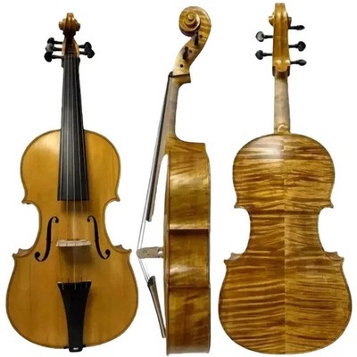 SONG 5 string 18 inch Viola, Big Viola, Deep rich Loud sound, Flames Maple wood
