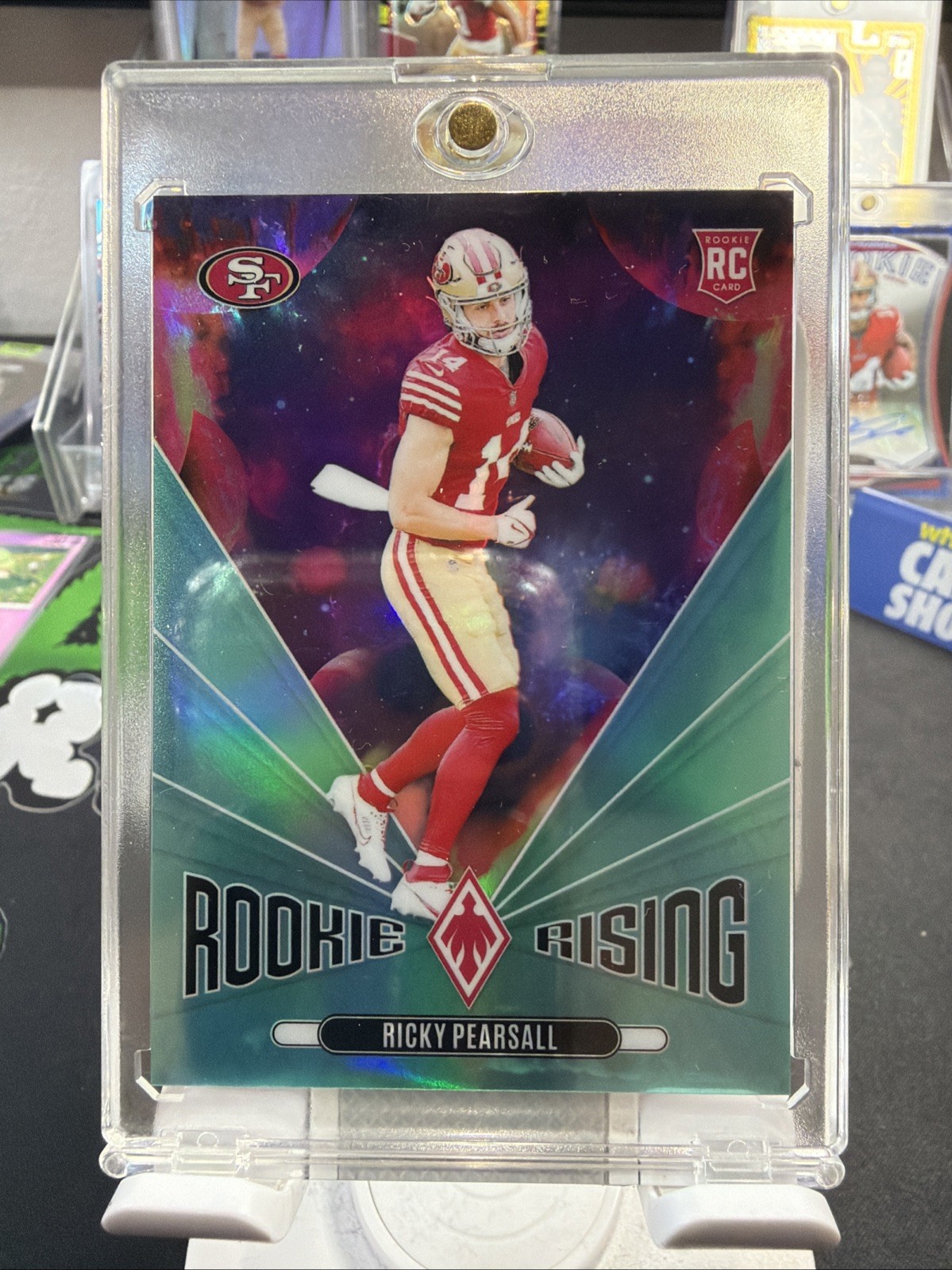 RICKY PEARSALL 2024 PHOENIX ROOKIE RISING TEAL 49ERS #RR-RPL RC /40