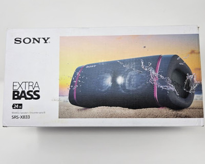 Sony SRS-XB33 Extra Bass Bluetooth Portable Speaker Waterproof 24H Power Bank