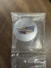 4x New, GM 2016-2022 Cadillac Wheel Hub Center Cap Silver w/Crest Logo 19351813