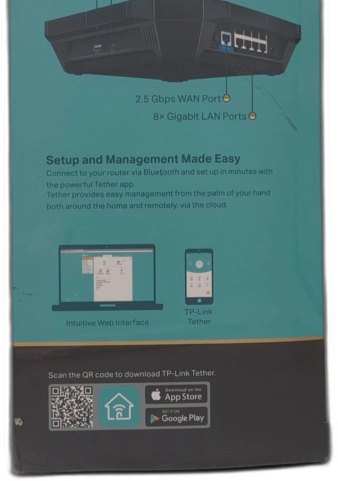 Tp-link Ax6000 Wifi 6 Router(archer Ax6000) -802.11ax Wireless 8-stream Gaming - Image 4 of 4