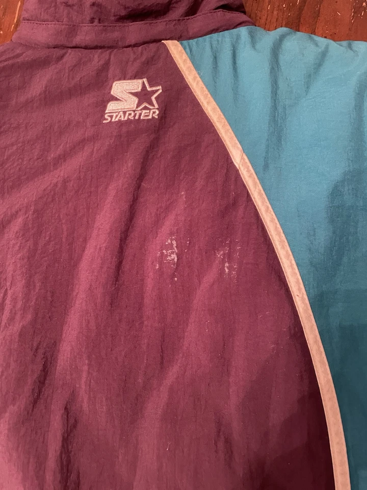 Винтажный стартер куртка размер большой могучие утки пуховик НХЛ хоккей большой логотип 90-х - Изображение 4 из 4