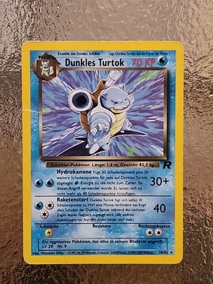 Pokémon TCG Dark Blastoise / Dunkles Turtok 20/82 Rare Non Holo