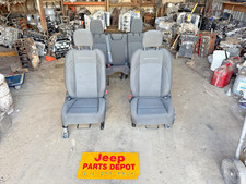 2018 - 2026 Jeep Wrangler Jlu 4 Door Sahara Cloth Front And Rear Seats Oem Black