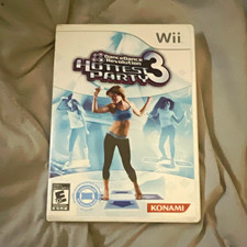 Konami Dance Dance Revolution: Hottest Party 3 Wii E10+ Case Disc Manual