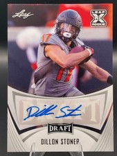 2021 Leaf Football Dillon Stoner BA-DS1 Autograph Rookie