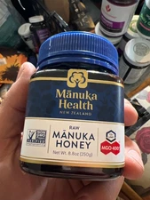 Manuka Health Honey UMF /MGO 115+ (250g), Authentic Superfood from New Zealand
