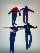 Lot of 4 1966 Ideal Captain Action Outfit Costumes Spider-Man SUIT OUTFIT