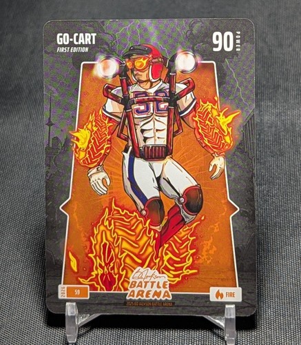 Evan Carter GO-CART Fire 2026 Bo Jackson Battle Arena Card #59 Texas Rangers