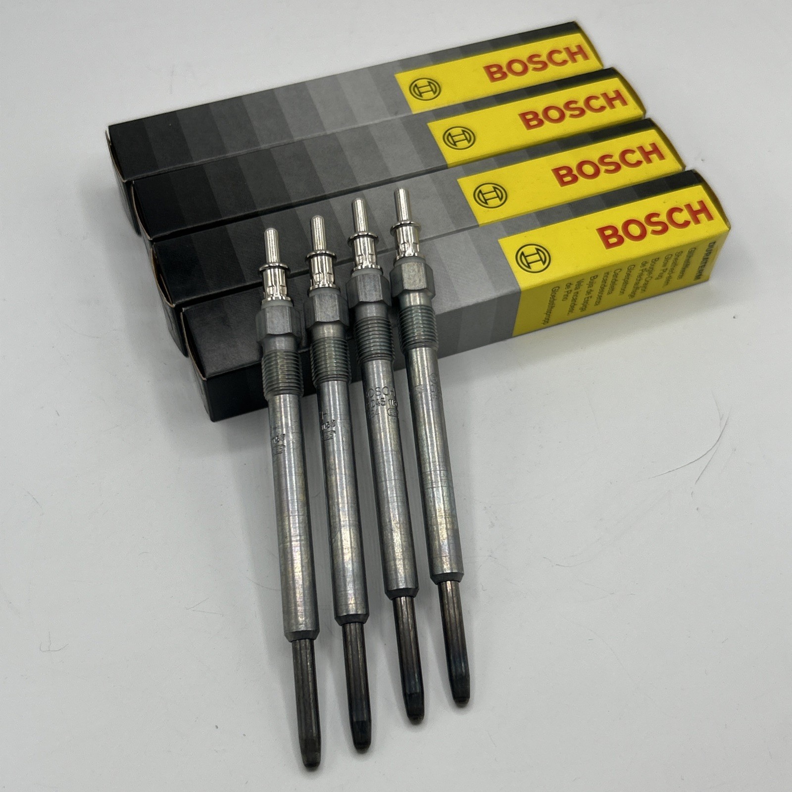 Set 4 Bosch Diesel Glow Plugs for Mercedes Sprinter Vito Viano C-Class 220 CDI