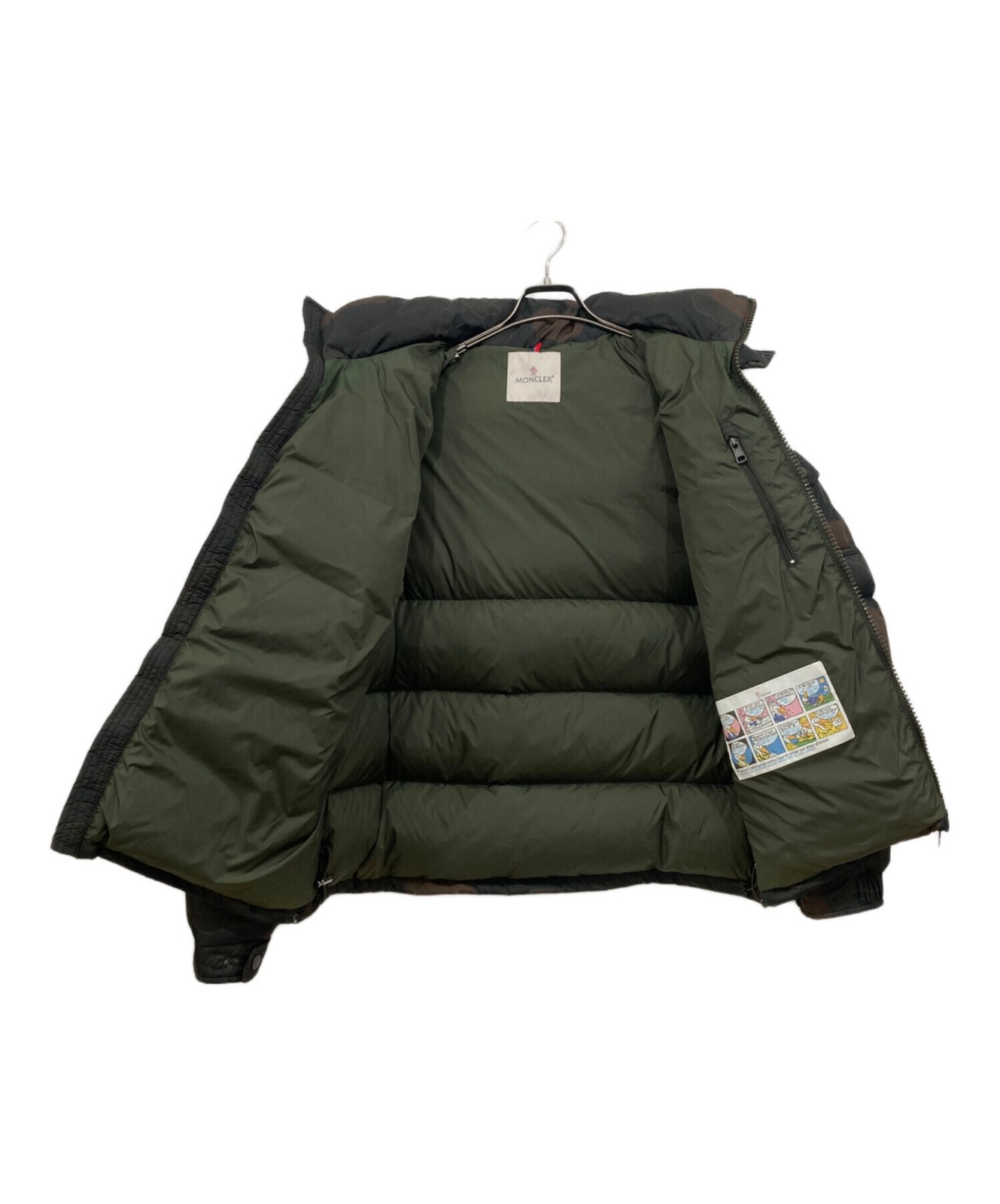 MONCLER/Maya Camo Down Jacket C20914036605 Khaki x Brown Size: 3 thumbnail 3