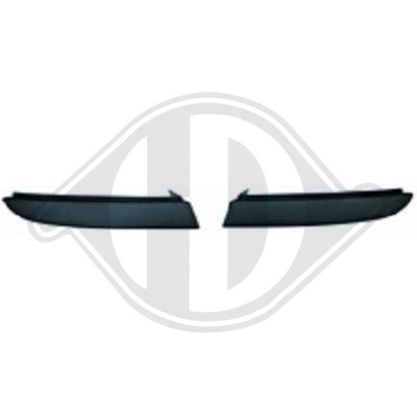 1X Blende StoßFäNger Diederichs 4416067 FüR Renault Hinten-image