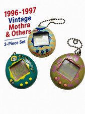 1996-1997 Bandai Tamagotchi Lot of 3 Mothra Vintage Japan Untested Rare