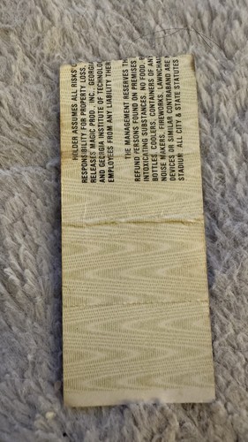 Vintage 1983 Simon & Garfunkel Concert Ticket Stub - Atlanta, GA Grant Field - Picture 2 of 2
