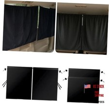 Car Privacy Curtains, Blackout Rear Seat Divider 2 Car Side Window 3PCS