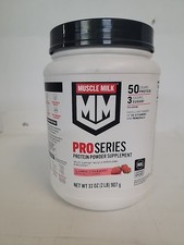 Muscle Milk Pro Series Protein Powder - Strawberry - 32oz Exp 4/26 15.00 per gallon