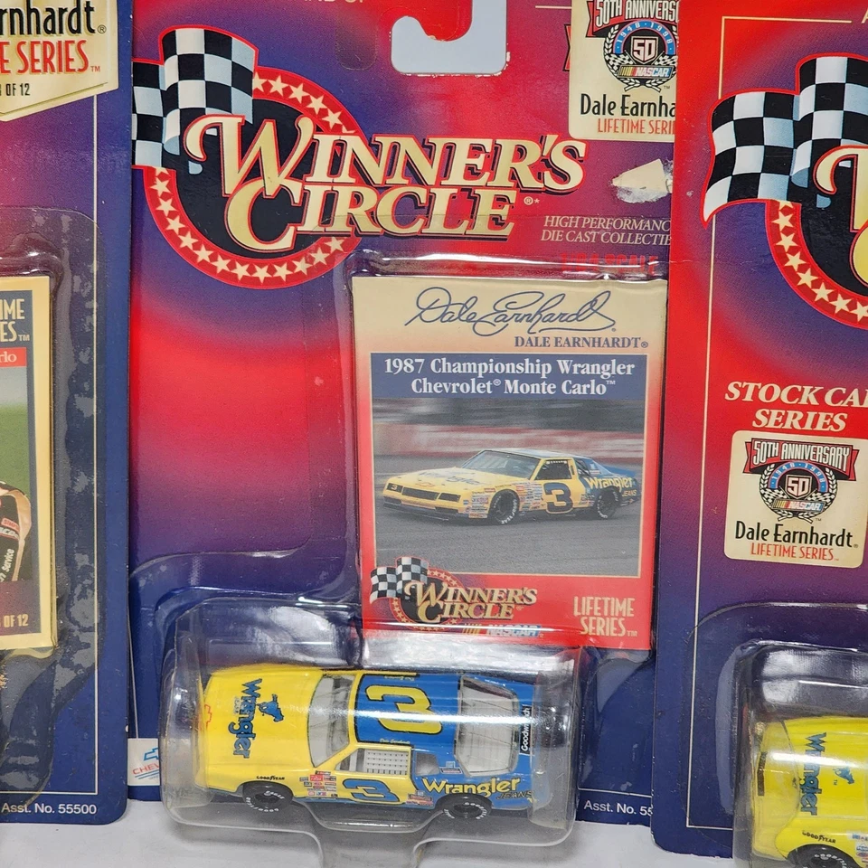 Dale Earnhardt Winners Circle Lote de 3 #3 #15 1:64 Serie 50 de por vida NASCAR Foto 3 de 4