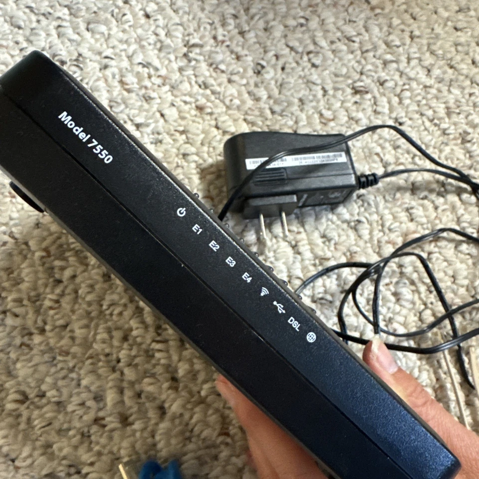 Netgear Model: 7550 (B90-755044-15) Frontier ADSL2+ Modem Router - Image 3 of 4