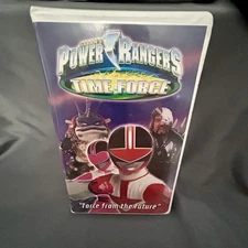 Fox Kids Power Rangers Time Force “ Force Of The Future “ VHS Clamshell Case