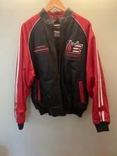 Wilson Leather Chase Authentics Dale Earnhardt Sr Racing Jacket Sz M Winston Cup