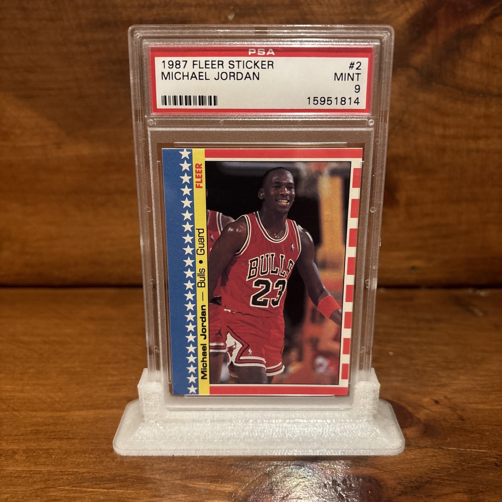 Michael Jordan 1987 Fleer Sticker #2 Base Price Guide - Sports