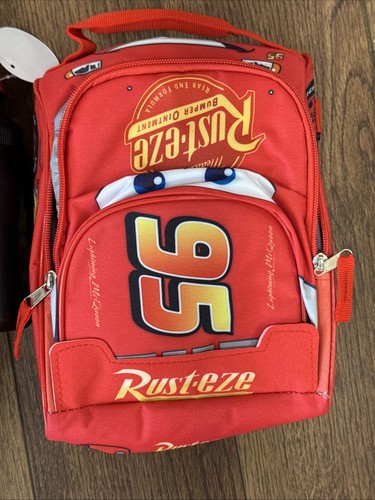 16" Disney Cars 4 Piece Backpack School Bag Bookbag with lunch box & Waterbottle - 第 10/24 張圖片